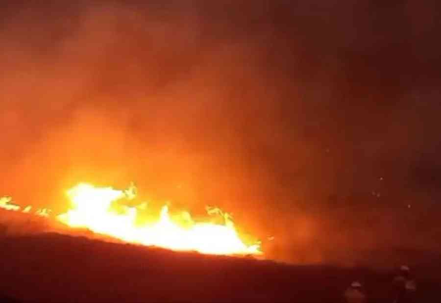 Nuevo incendio afecta 80 hectáreas del Parque Nacional Tunari en Cochabamba