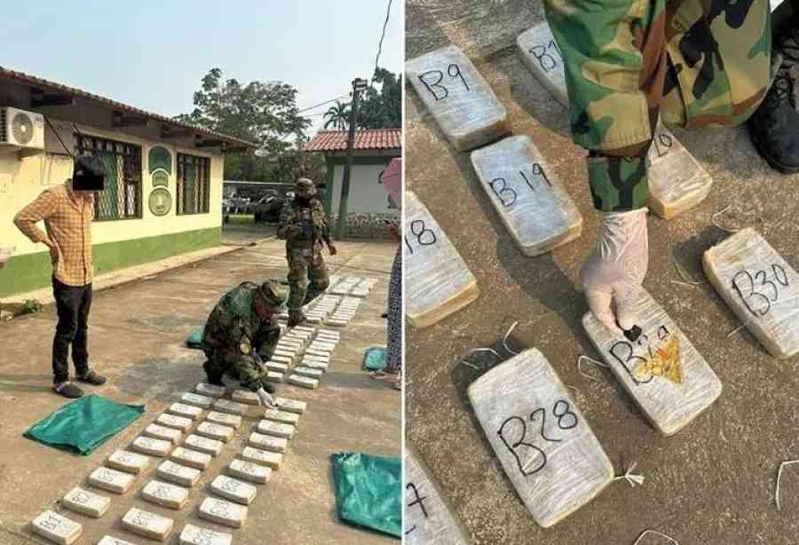 Aprehenden a dos hombres tras ser sorprendidos en una cabaña cuidando 250 paquetes de cocaína