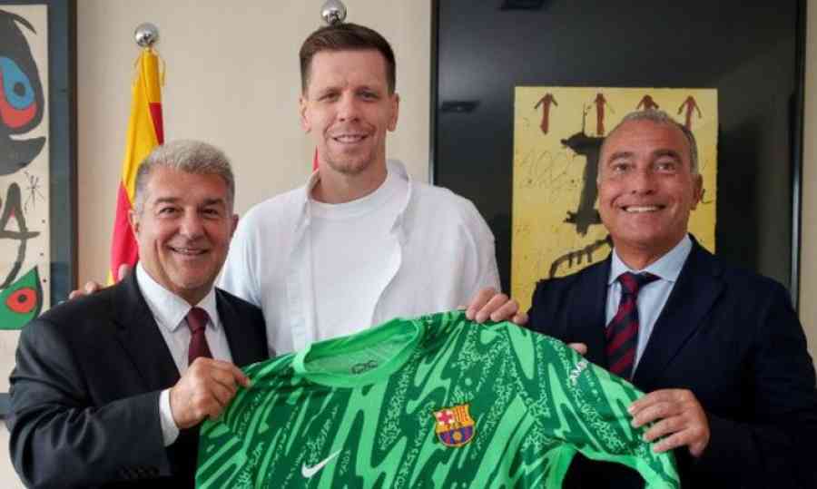 El Barça saca de su retiro al portero polaco Szczesny