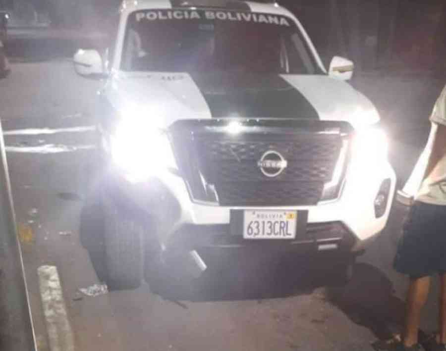 Patrulla policial protagoniza accidente de tránsito y se da a la fuga