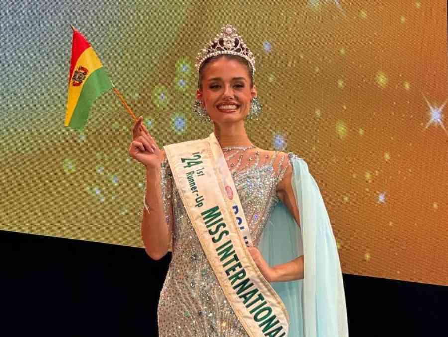 La boliviana Camila Ribera se corona como Virreina en el Miss International 2024