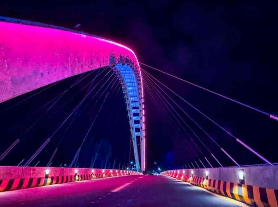 Inician las pruebas de carga y luces en el puente 4 de Julio