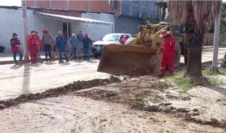 Más de 300 personas realizan limpieza en Palmarcito tras nuevo desborde de la quebrada