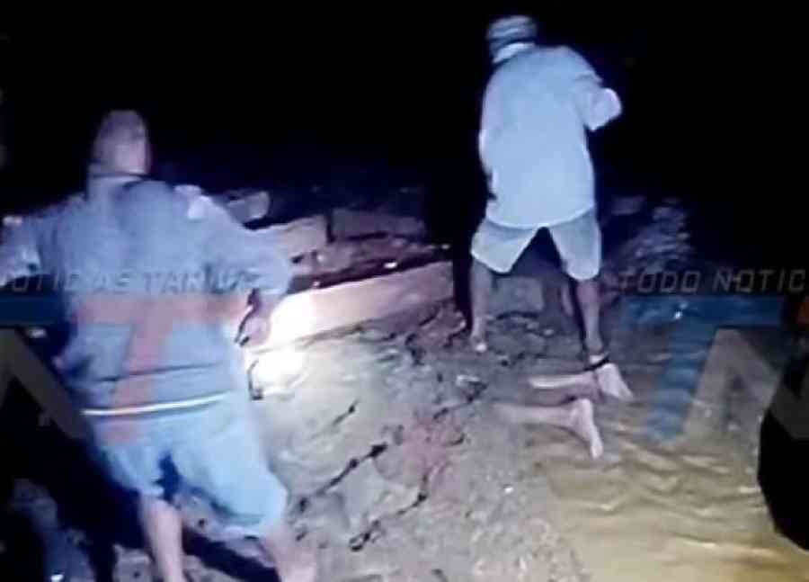 Un hombre murió aplastado por una pared, trataba de sacar el agua de su vivienda