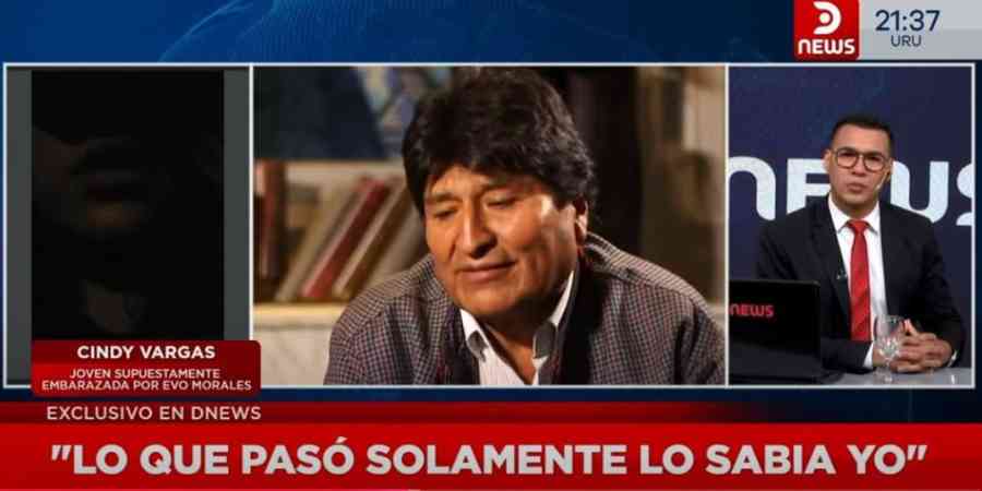 Cindy da su versión a un medio extranjero, se declara víctima, apunta a Del Castillo, pero evade preguntas sobre su relación con Evo