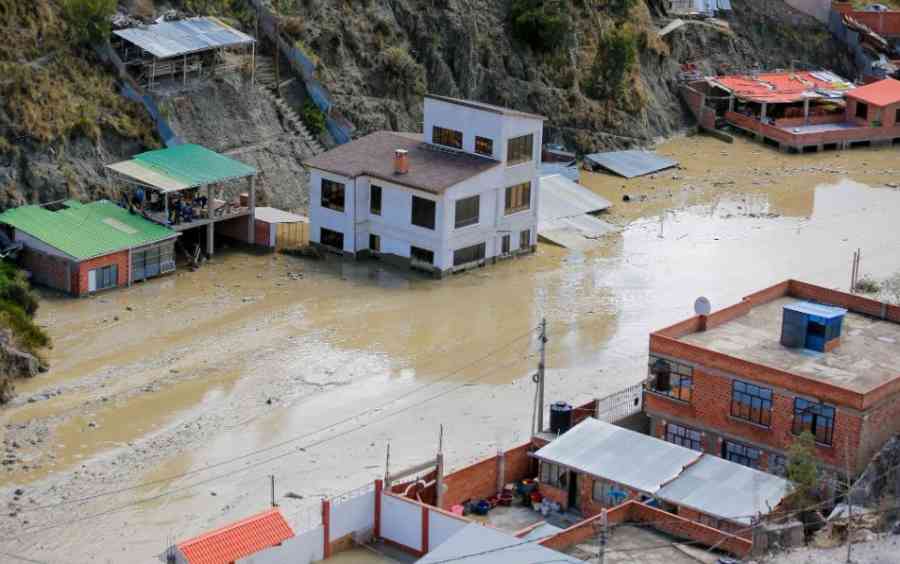Suben a 16 los muertos por lluvias e inundaciones en Bolivia