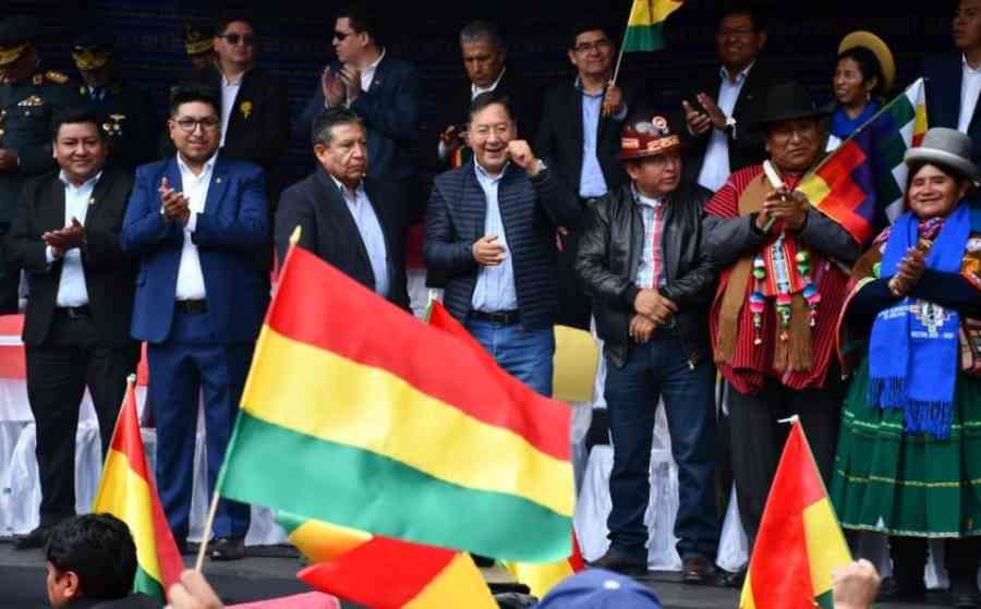 Arce plantea cinco puntos para consolidar el Pacto Social de cara a las presidenciales y el festejo del Bicentenario