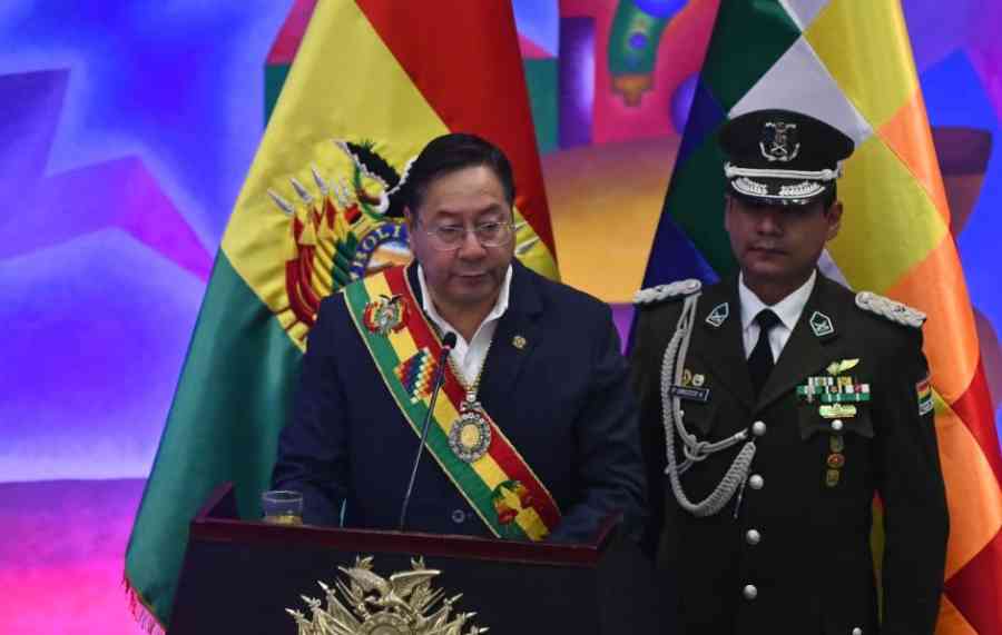 Cuestionan discurso de Arce por no abordar soluciones económicas