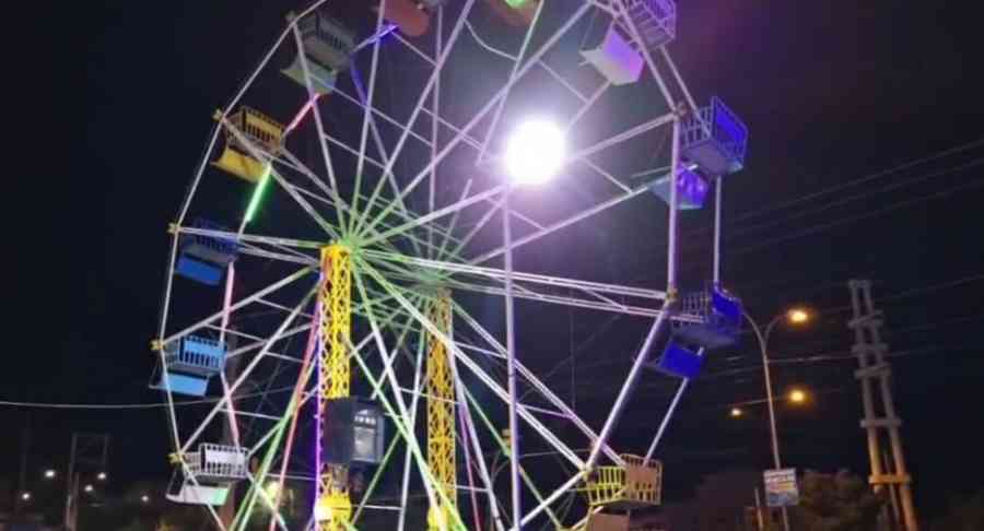 Una adolescente cae de una rueda de la fortuna en Tarija