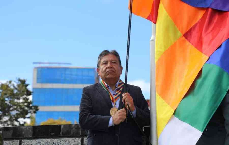 En Oruro, Choquehuanca evoca la unidad y pide ‘rebelarse’ contra la división y el odio