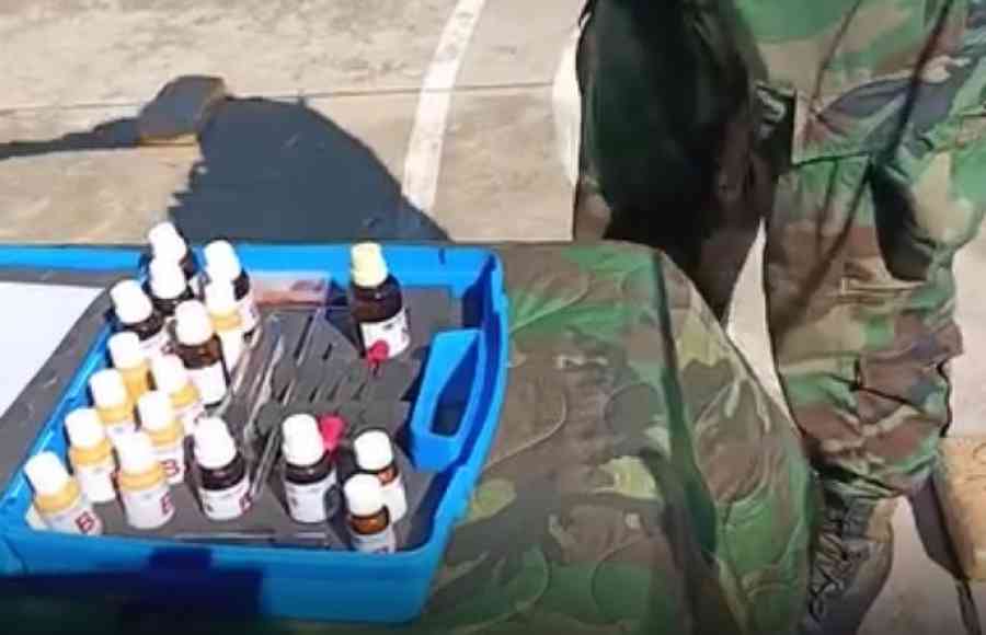 Detienen a tres sujetos con 62 paquetes de marihuana en un transporte público