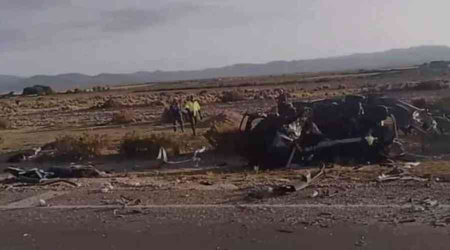 Oruro: Fatal accidente se cobra la vida de 12 personas y deja otras cuatro heridas