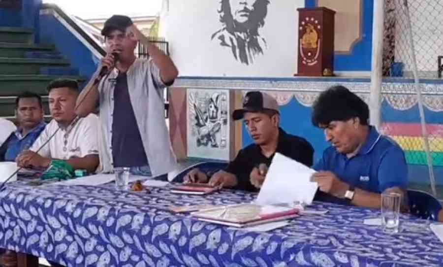 Las seis federaciones del Trópico determinan que Andrónico no es candidato de "ningún partido político"