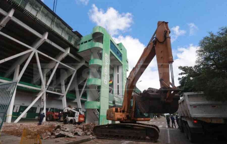 Arranca la remodelación del Tahuichi para la gran final de la Copa Sudamericana