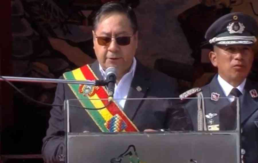 “Buscan convulsionar el país”: Arce insta a la unidad del pueblo y las Fuerzas Armadas