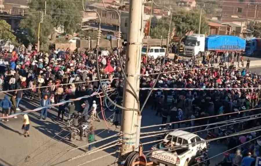 El Gobierno reporta nueve puntos de bloqueo del evismo