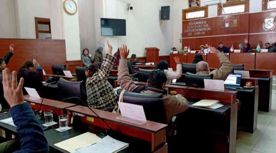 Gobernador de Tarija promulga ley que da una rebaja mínima a los sueldos para asambleístas