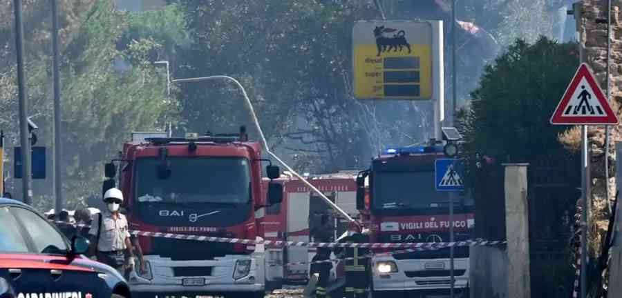 Explosión de gasolinera deja 45 heridos en Roma