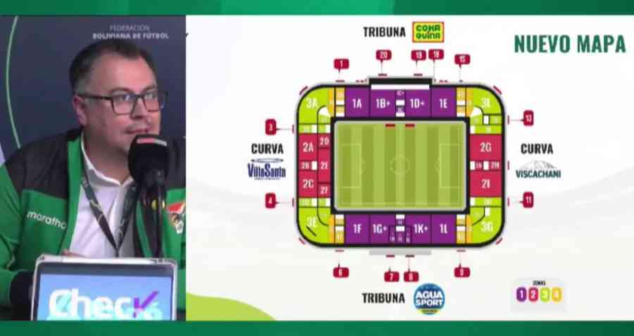 A partir del 28 de julio se venden las entradas para el partido Bolivia- Brasil