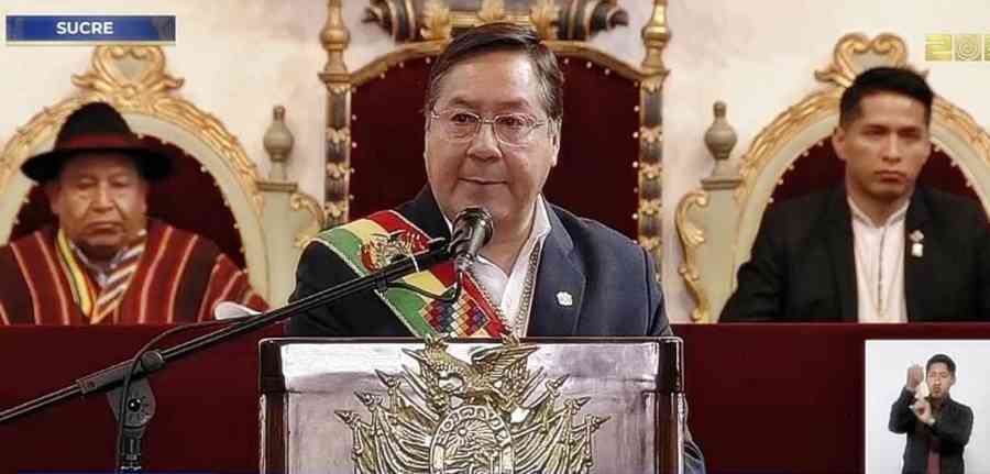 Arce ya se despide del poder, elude la autocrítica, destaca los hitos de su gobierno y reivindica el ‘proceso de cambio’