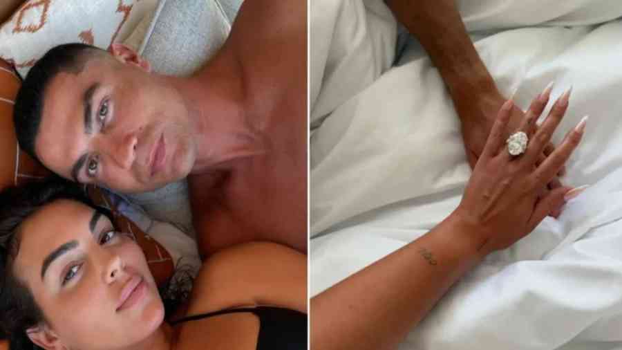 Cristiano Ronaldo le pide matrimonio a Georgina con un lujoso anillo