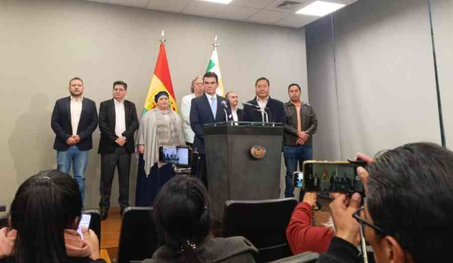 Fría conclusión de la reunión entre Arce y Paz; hablaron de cinco temas