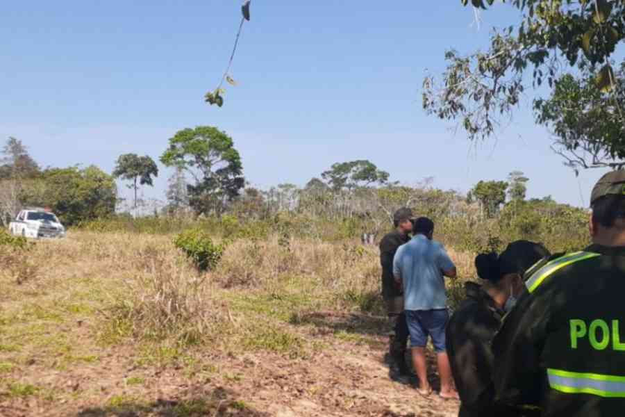 Pando: hallan a pareja sin vida, estaba amarrada a un árbol y con bolsas en la cabeza