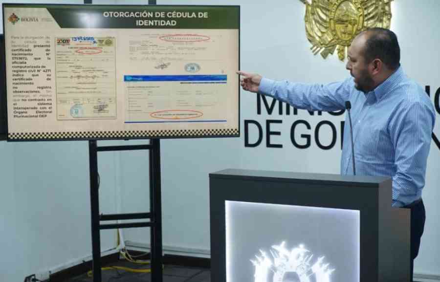 Gobierno revela que jefe del PCC obtuvo nacionalidad boliviana con identidad falsa