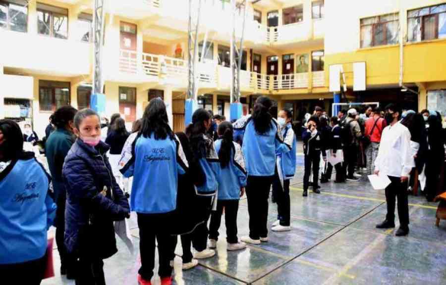Desde el 15 de septiembre rige el horario escolar habitual en Tarija