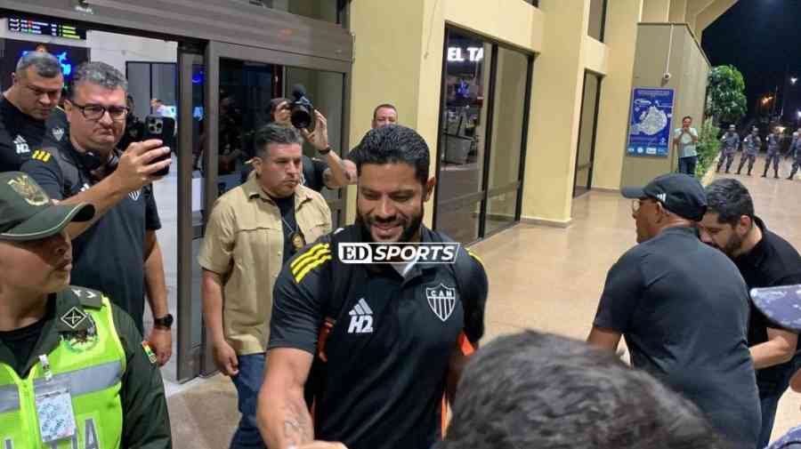 Atlético Mineiro aterrizó en Santa Cruz con la mirada puesta en Bolívar