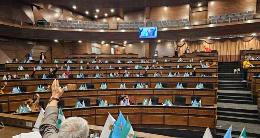 Asamblea manejó presupuesto de Bs 274,6 millones y pidieron celulares antes de irse