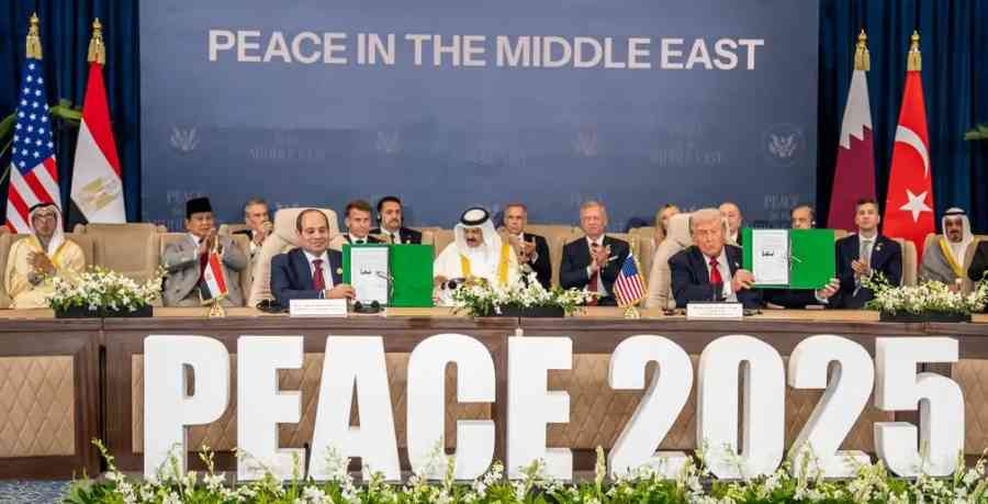 Trump y sus homólogos de Egipto, Catar y Turquía firman el fin de la guerra en Gaza