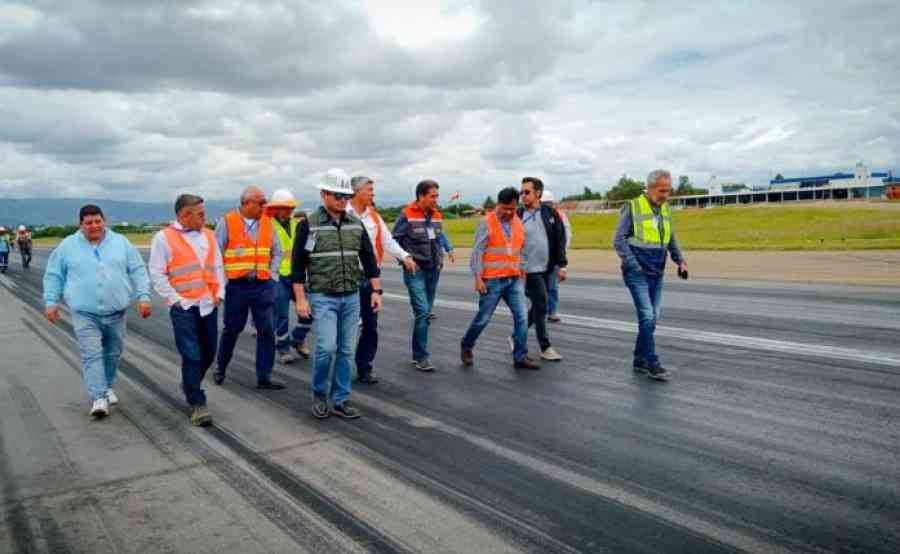 Tarija: Fase Tierra del aeropuerto avanza 20% y alistan la licitación de la Fase Aire