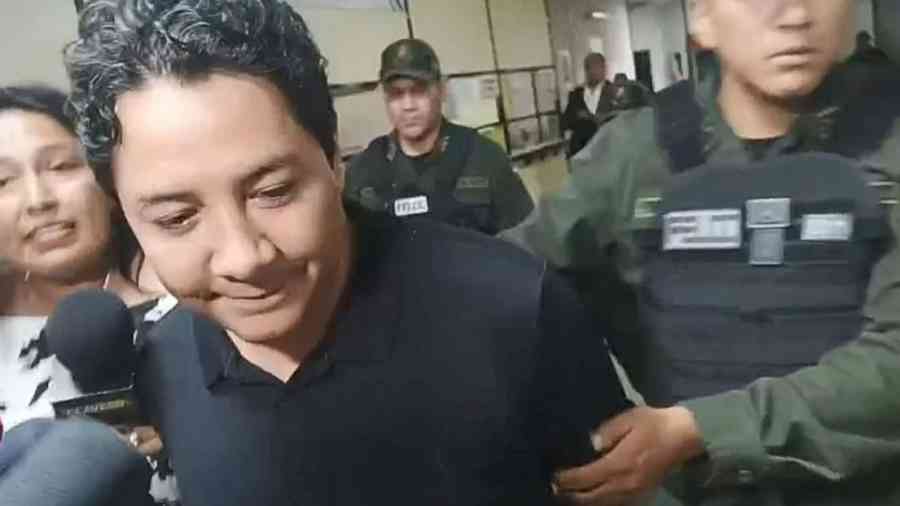Luis Marcelo Arce pasó su primera noche en el PC-6 de Palmasola
