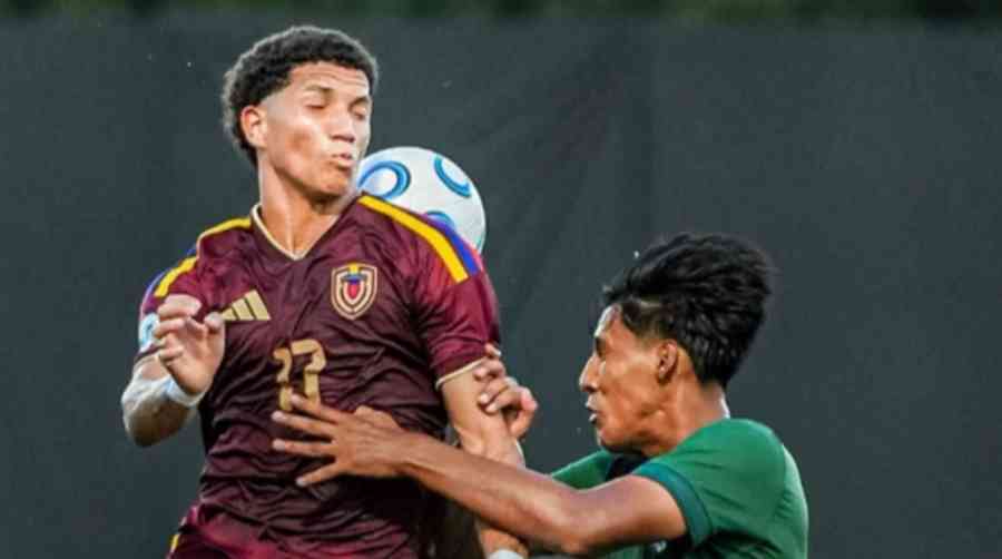 La Verde sub-17 reacciona a tiempo y empata con Venezuela en los últimos minutos