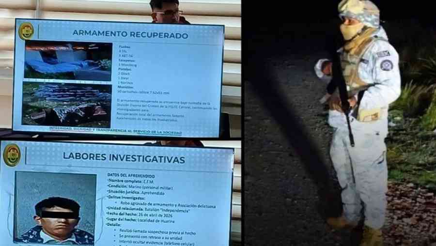 Cae el séptimo implicado en robo de armas militares en La Paz