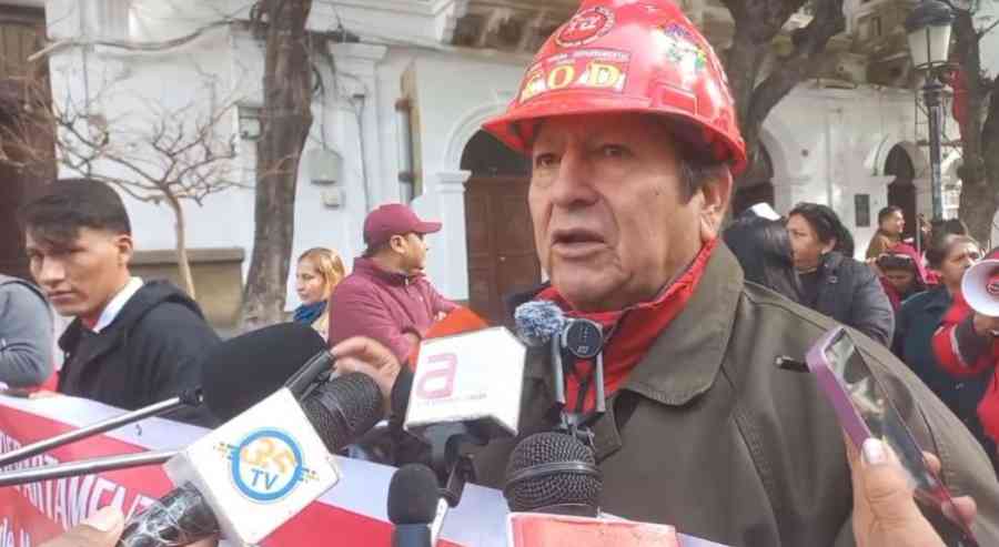 Central Obrera Departamental ratifica protestas pese a baja convocatoria